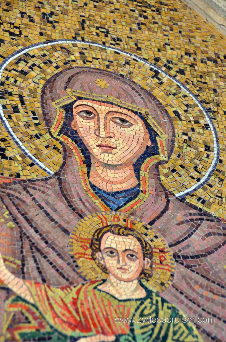 080: Carnival Magic, Messina, Taormina on Your Own Tour, Taormina, Virgin Mary Mosaic