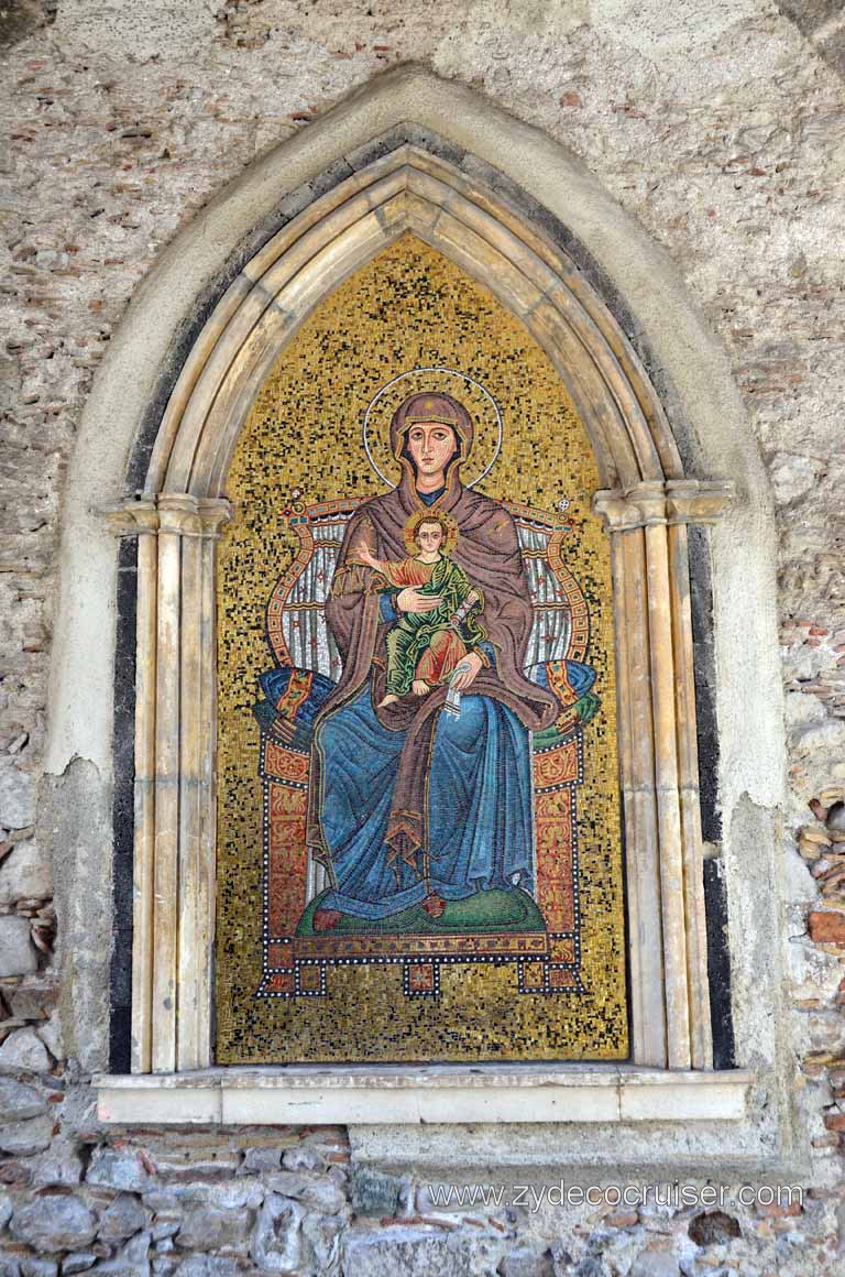 314: Carnival Magic, Messina, Taormina on Your Own Tour, Taormina, Virgin Mary Mosaic