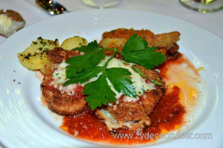 446: Carnival Magic, Messina, Dinner, Veal Parmigiana