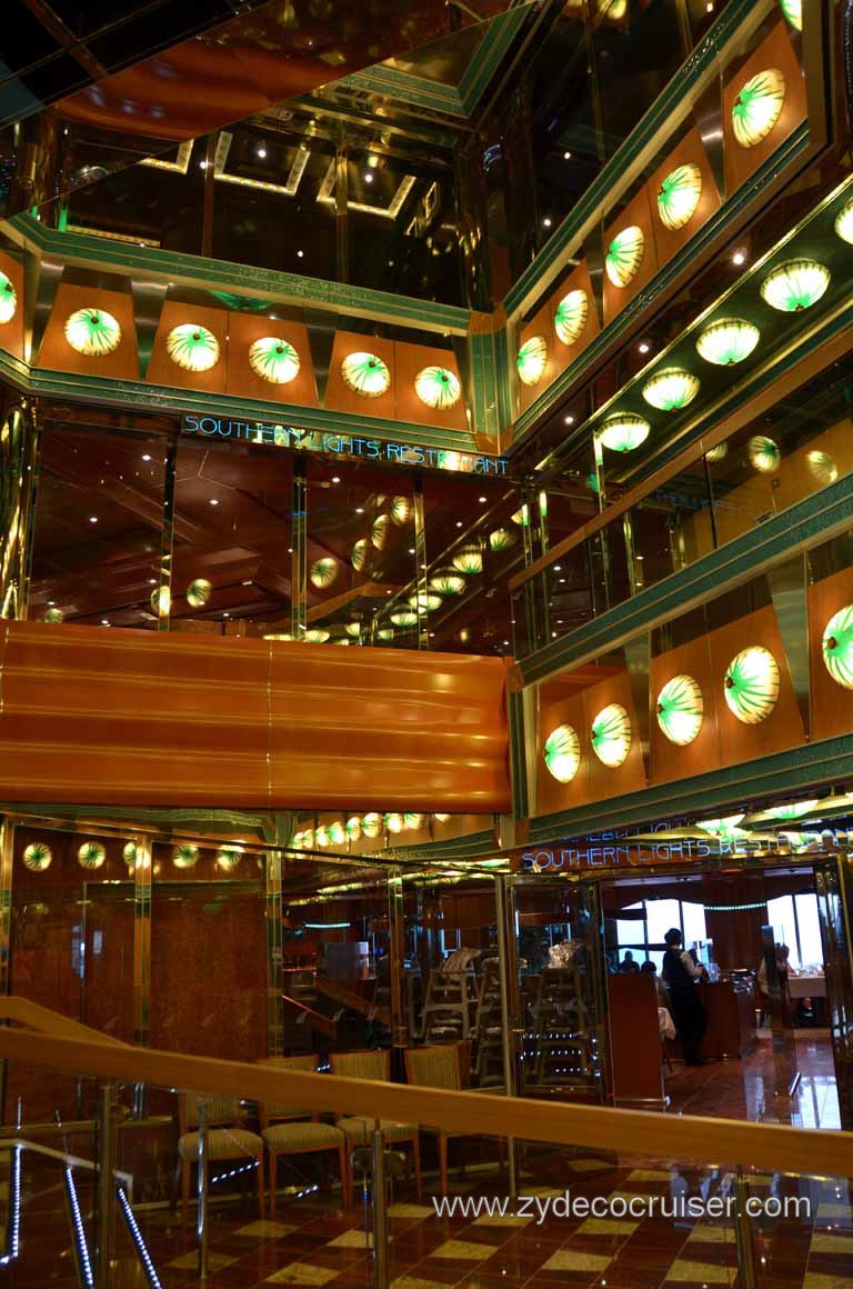 024: Carnival Magic, Mediterranean Cruise, Sea Day 3, Aft Atrium