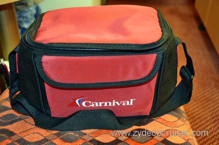 036: Carnival Magic, Mediterranean Cruise, Sea Day 3, Platinum gift, Carnival Logo Ice Chest