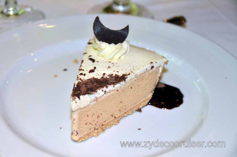 088: Carnival Magic, Mediterranean Cruise, Sea Day 3, Dinner, Cappuccino Pie, 