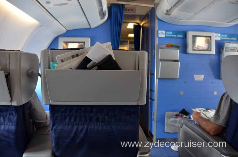 109: Carnival Magic, AMS-DFW, KLM, Business Class, 