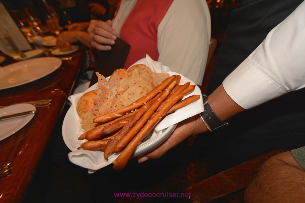 Carnival Magic Prime Steakhouse, Bread Choices