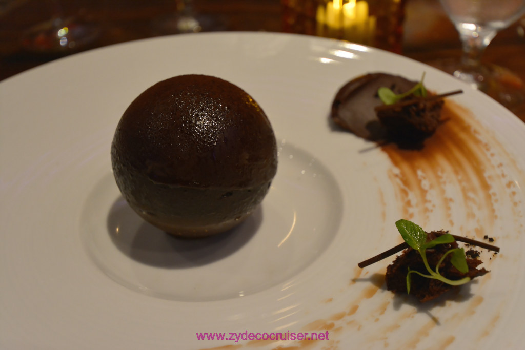 Carnival Magic Prime Steakhouse, Chocolate Sphere