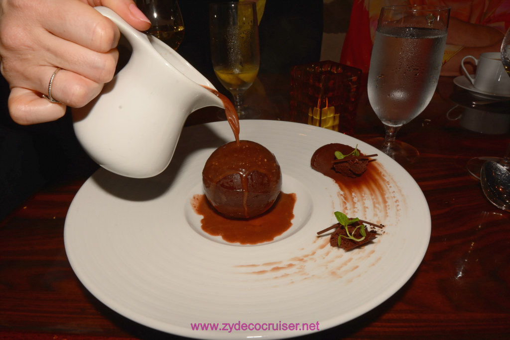 Carnival Magic Prime Steakhouse, Chocolate Sphere