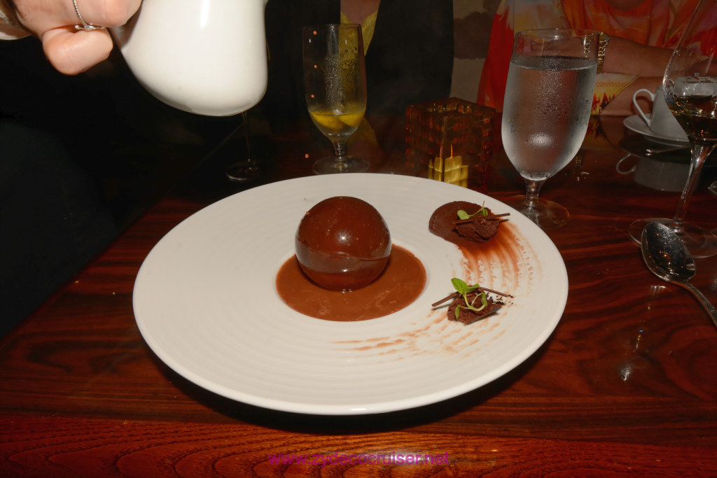 Carnival Magic Prime Steakhouse, Chocolate Sphere