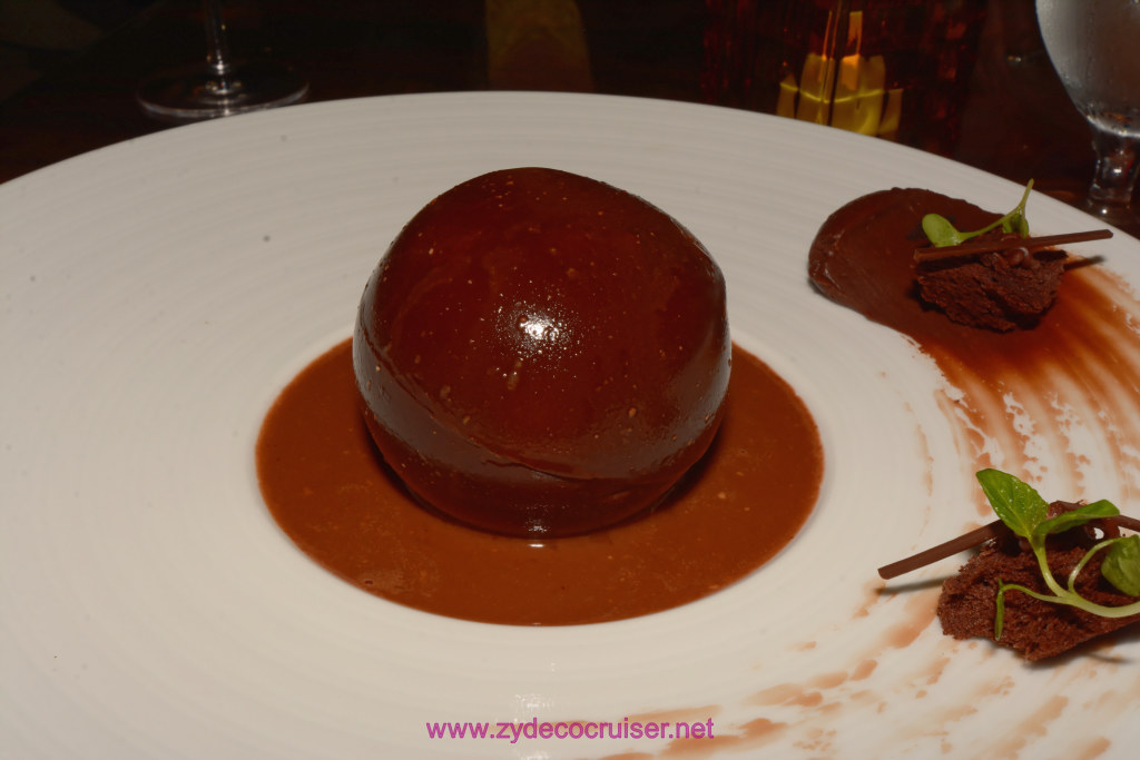 Carnival Magic Prime Steakhouse, Chocolate Sphere