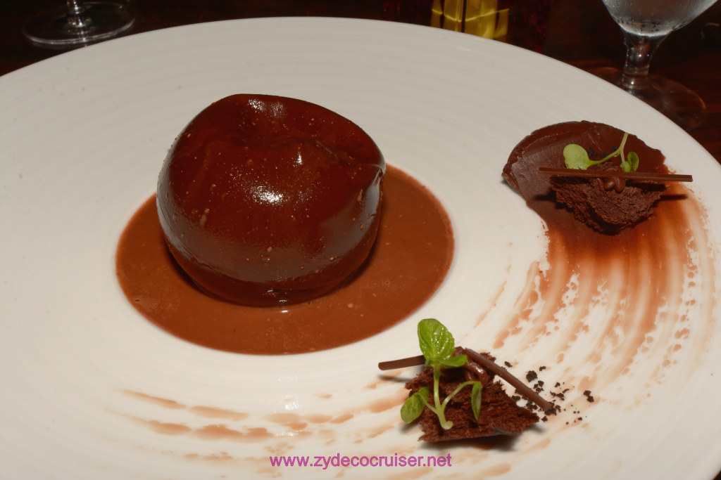 Carnival Magic Prime Steakhouse, Chocolate Sphere