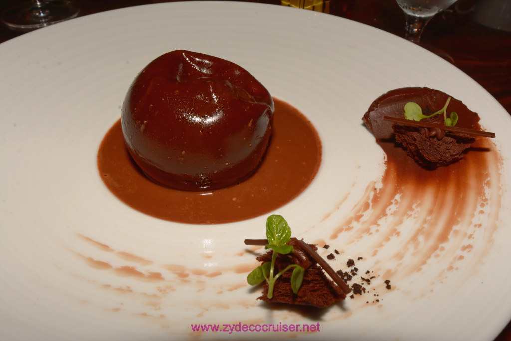 Carnival Magic Prime Steakhouse, Chocolate Sphere