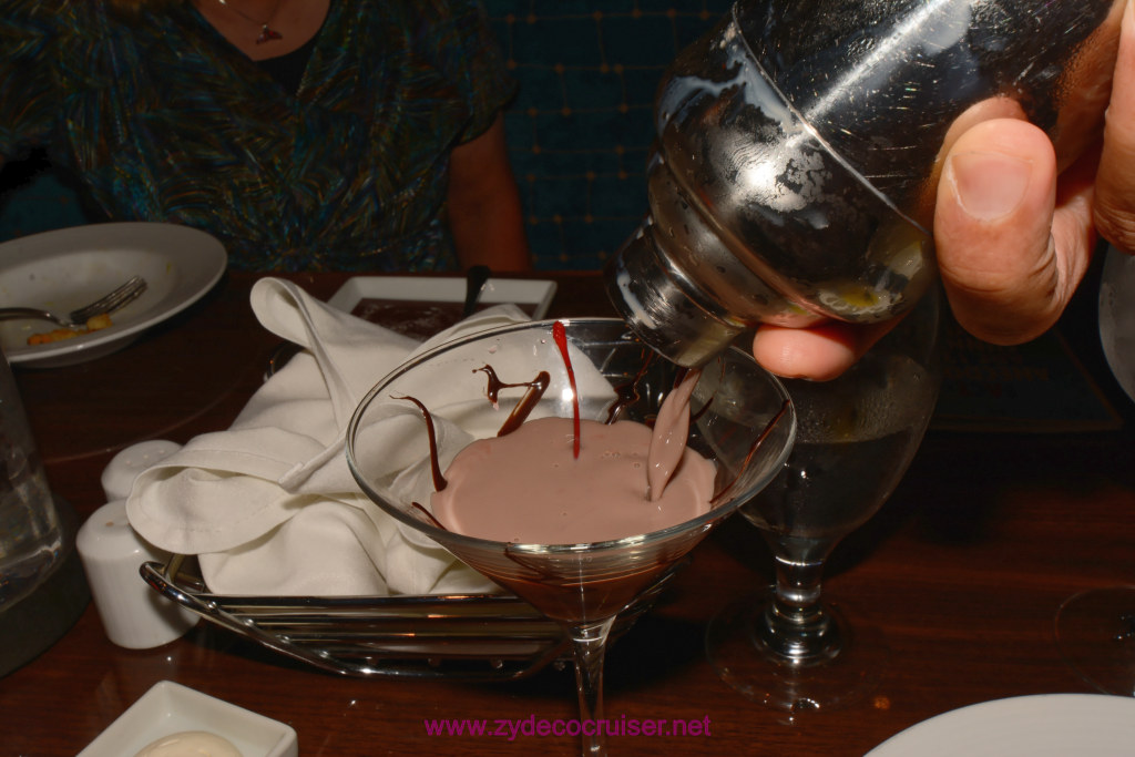 034: Carnival Magic 8 Day Cruise, Nov, 2019, Sea Day 3, MDR Dinner, Chocolate Martini