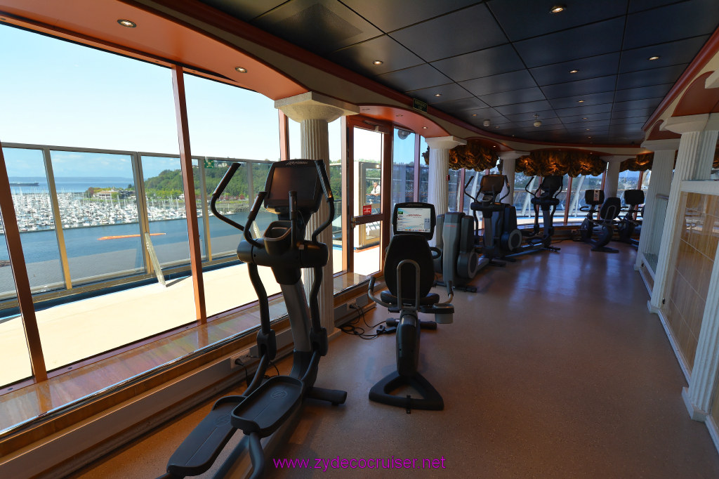 058: Carnival Miracle Alaska Cruise, Seattle, Embarkation, Gym, 