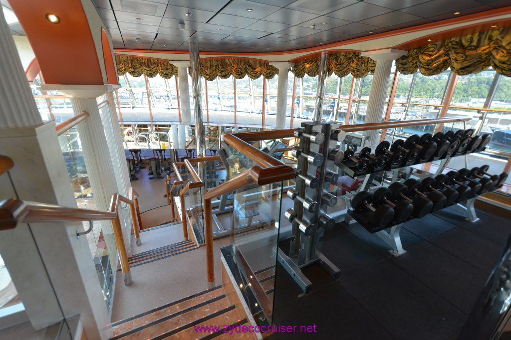 060: Carnival Miracle Alaska Cruise, Seattle, Embarkation, Gym, 