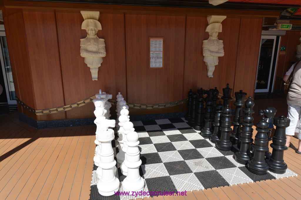 129: Carnival Miracle Alaska Cruise, Seattle, Embarkation, Chess, 