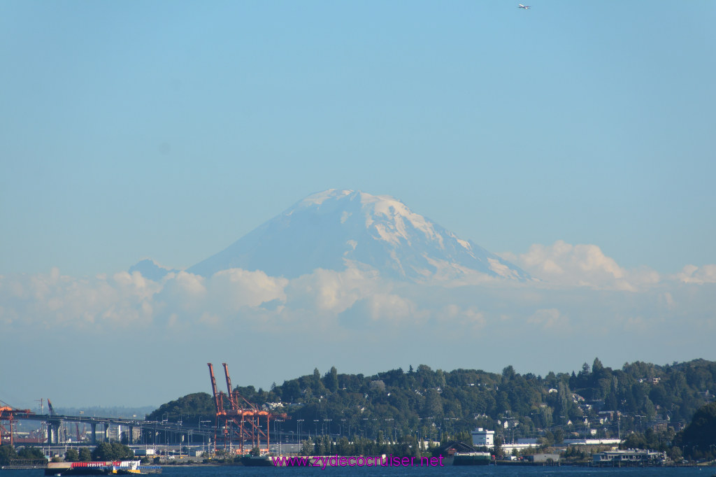 147: Carnival Miracle Alaska Cruise, Seattle, Embarkation, Mount Rainier, 