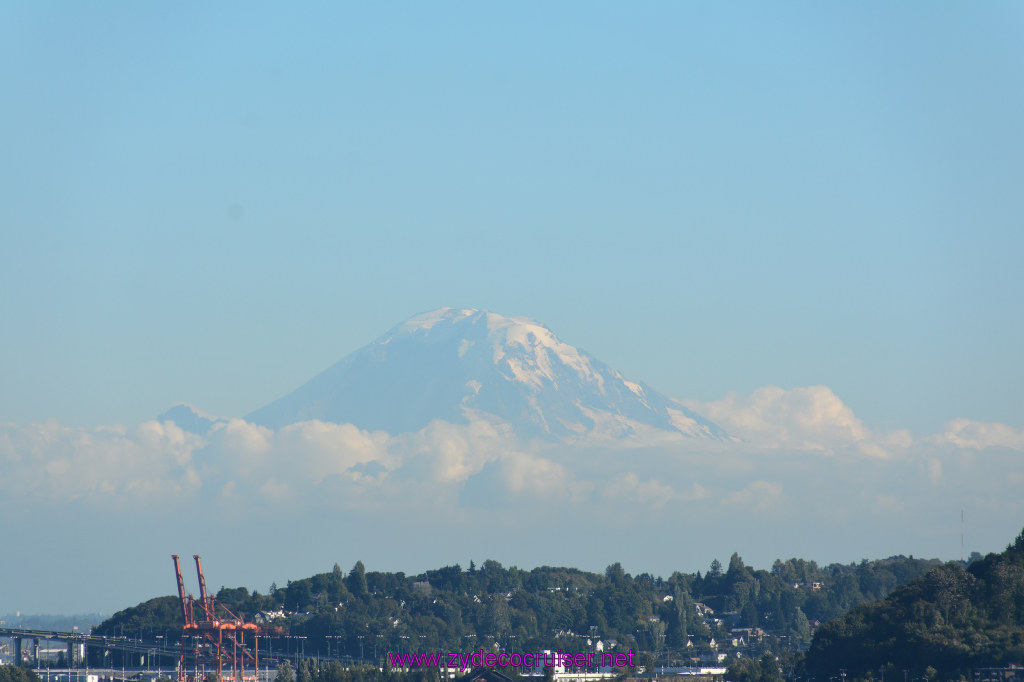 148: Carnival Miracle Alaska Cruise, Seattle, Embarkation, Mount Rainier, 