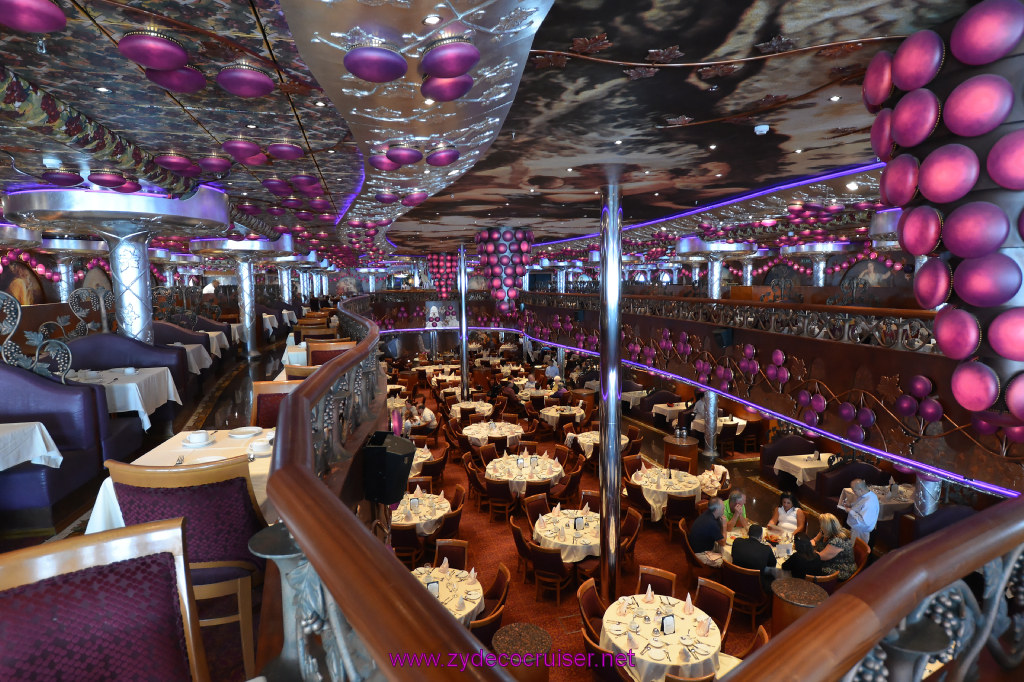 021: Carnival Miracle Alaska Cruise, Fun Day at Sea 1, Bacchus Dining Room, 