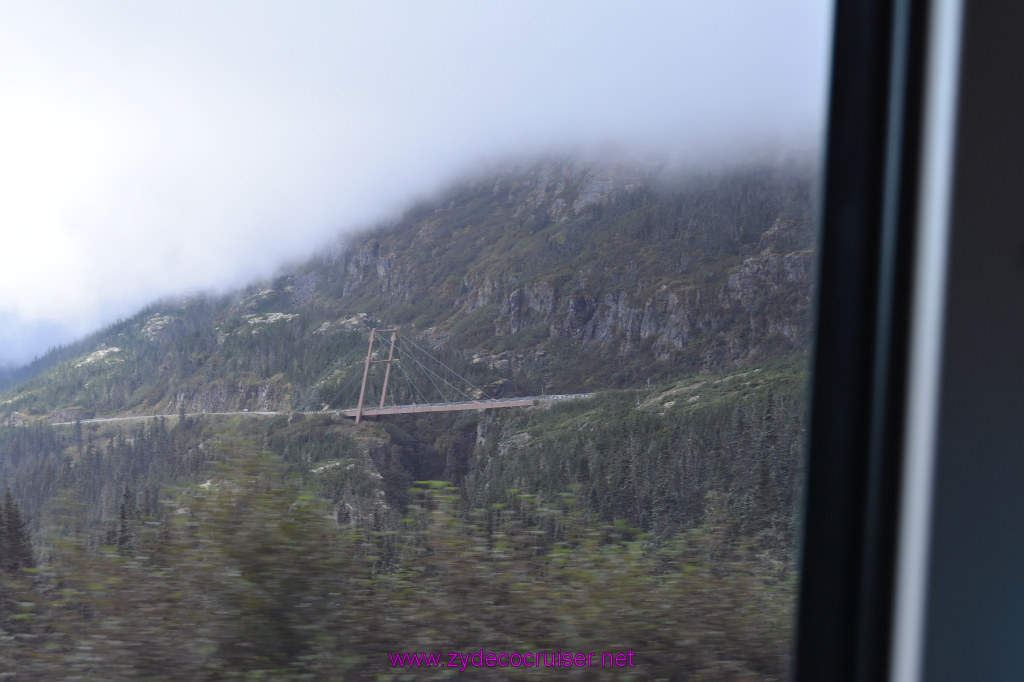 249: Carnival Miracle Alaska Cruise, Skagway, Klondike Summit, Suspension Bride, and Salmon Bake