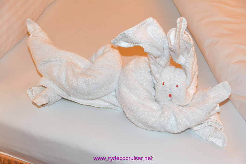 403: Carnival Miracle Alaska Cruise, Skagway, Towel Animal