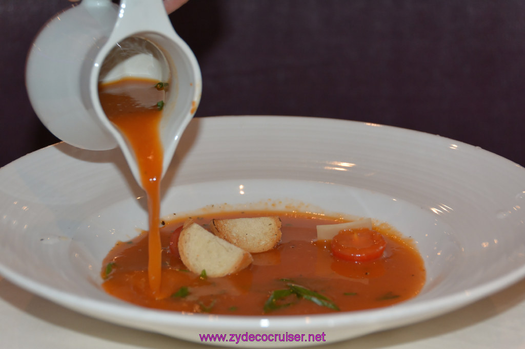 018: Carnival Miracle Alaska Cruise, Sea Day 2, Seaday Brunch, Flamin' Tomatoes Soup, 