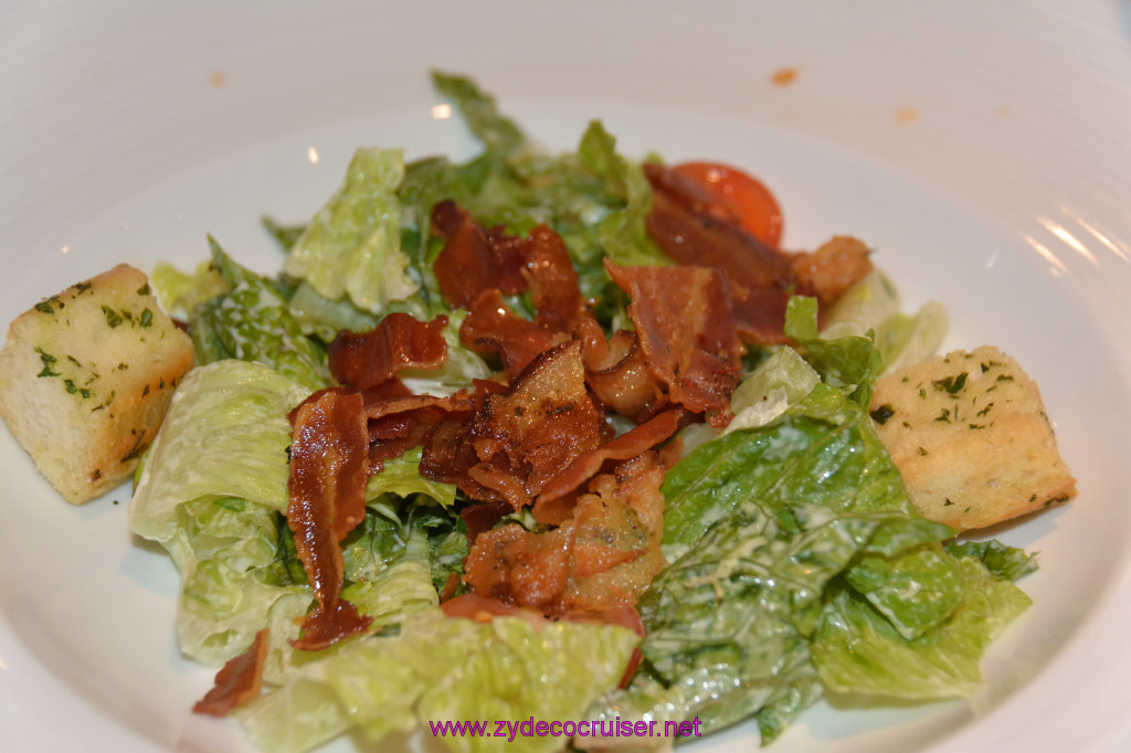 Carnival Seaday Brunch Caesar Salad with Jerk Bacon