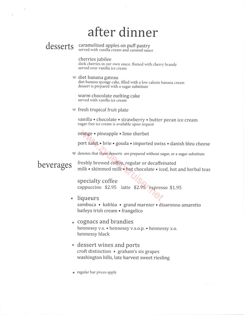 Dessert Menu 2