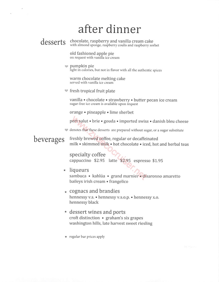 Dessert Menu 5