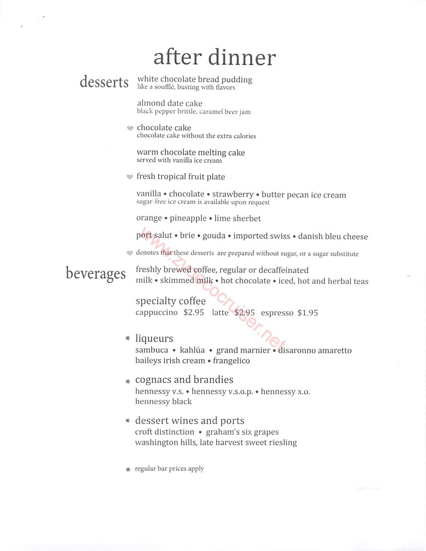 Dessert Menu 6