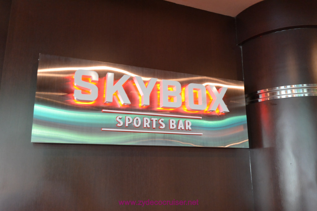 031: Carnival Miracle Alaska Journey Cruise, Sea Day 2, Skybox