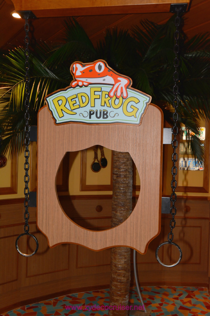 034: Carnival Miracle Alaska Journey Cruise, Sea Day 2, Red Frog Pub