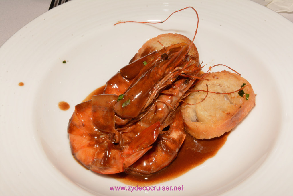 010: Carnival Panorama Naming Ceremony, MDR Dinner, Emeril's Bistro 1396, Emeril's BBQ Shrimp