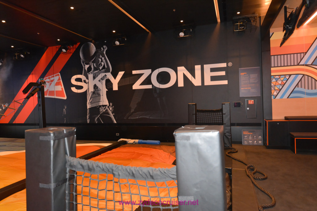 054: Carnival Panorama Inaugural Cruise, Long Beach, Embarkation,  Sky Zone