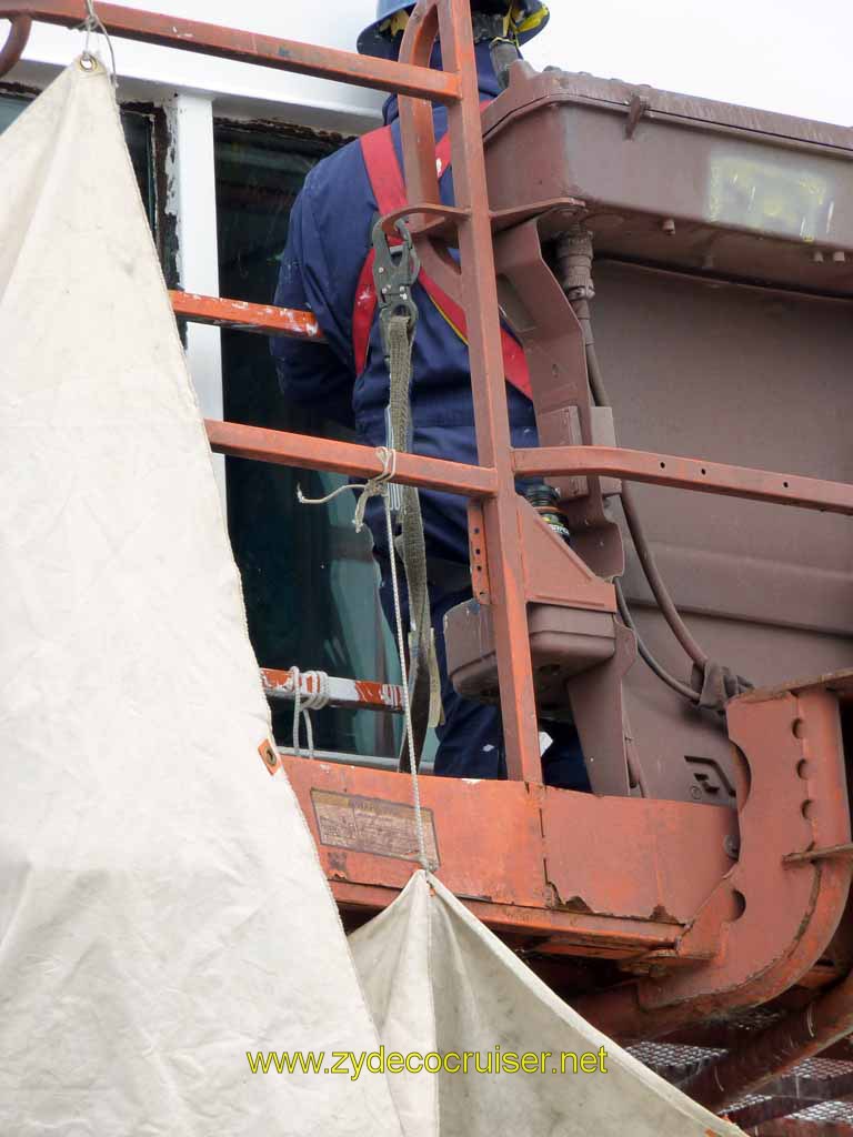 236: Carnival Sensation, Freeport, Bahamas, looks like a window replacement