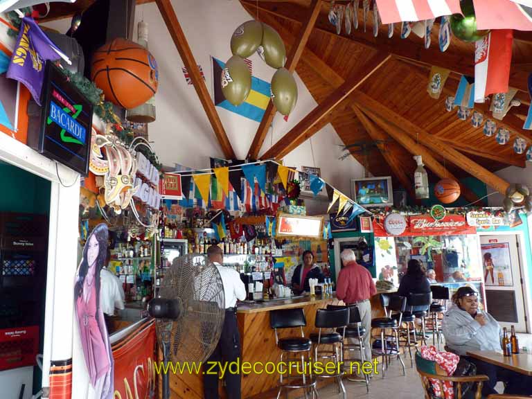 244: Carnival Sensation, Freeport, Bahamas, bar near port