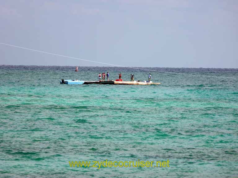 320: Carnival Sensation, Freeport, Bahamas, Parasailing platform at Lucaya