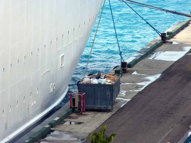 377: Carnival Sensation - Nassau - Majesty of the Seas taking on supplies :-)