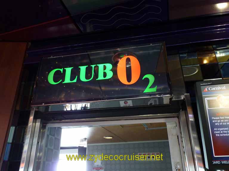 112: Carnival Sensation, Port Canaveral - Club O2