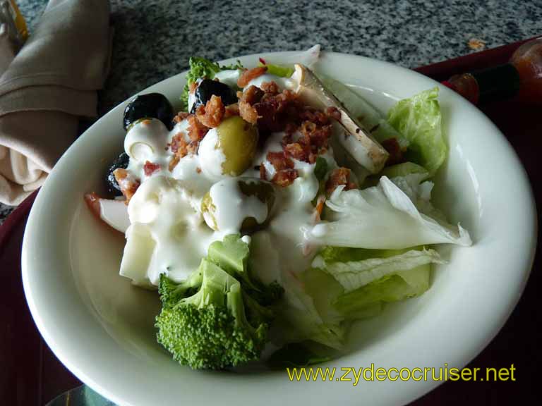 599: Carnival Sensation - Lido Lunch - Salad with Blue Cheese