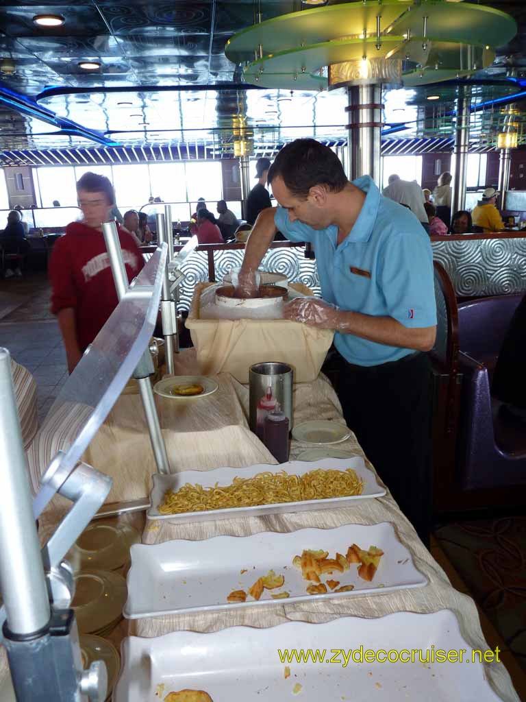 601: Carnival Sensation - A mini-chocolate buffet - he was making the chocolate swans