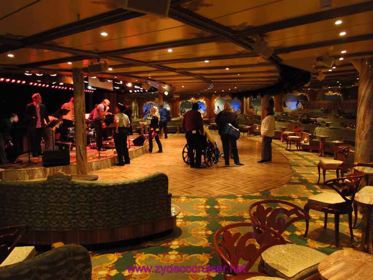 022: Carnival Spirit, Northbound Alaska Cruise, College Fjord, Versailles Lounge, 