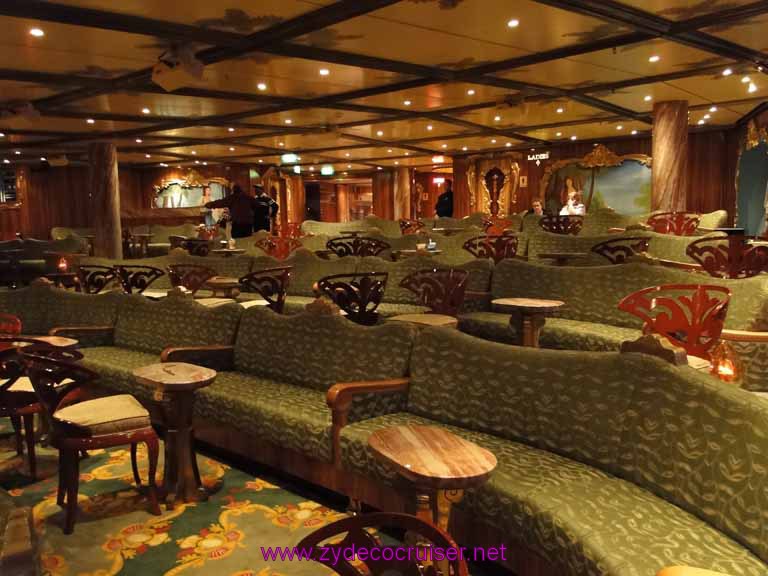 023: Carnival Spirit, Northbound Alaska Cruise, College Fjord, Versailles Lounge, 