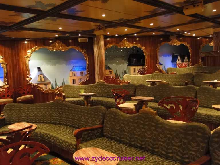 024: Carnival Spirit, Northbound Alaska Cruise, College Fjord, Versailles Lounge, 