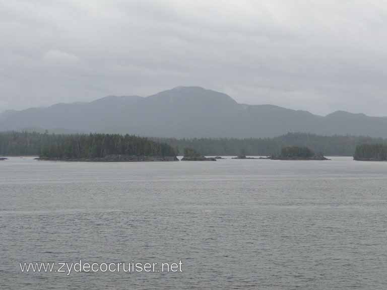 100: Carnival Spirit, Inside Passage, Scenery