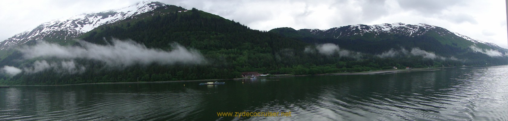 012: Carnival Spirit - approaching Juneau (panoramic)