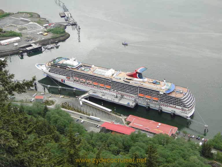 040: Carnival Spirit in Juneau, AK - view from Mount Roberts