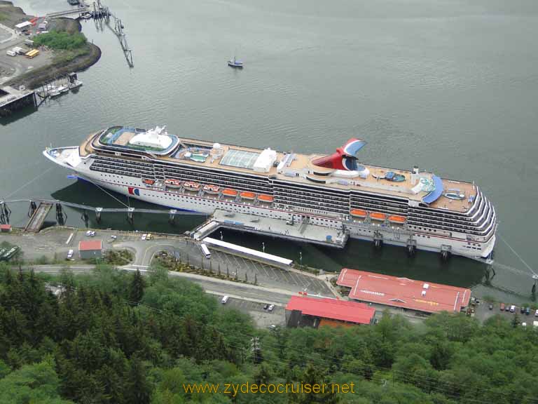 041: Carnival Spirit in Juneau, AK - view from Mount Roberts