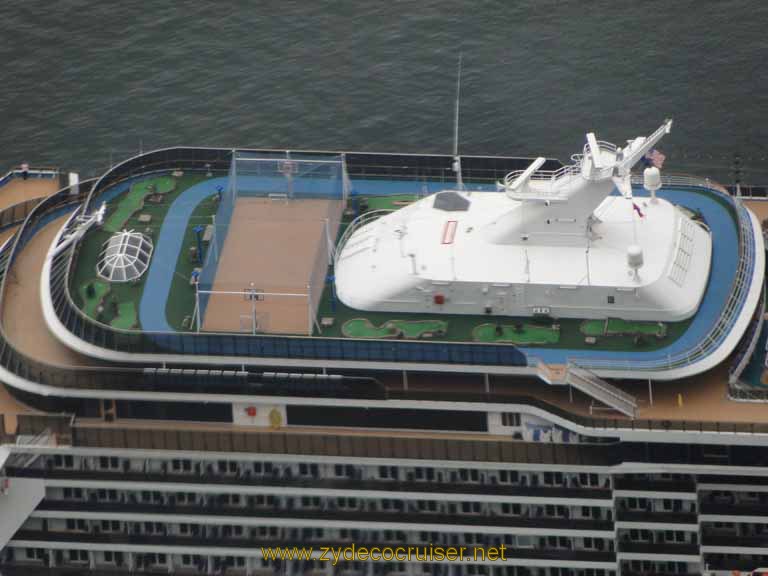 043: Carnival Spirit - view from Mount Roberts, Juneau