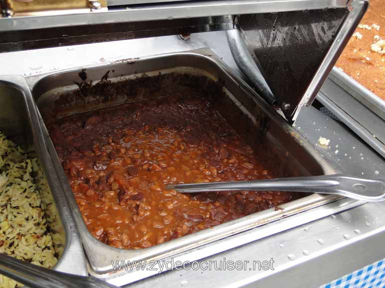 228: Carnival Spirit - Juneau - Gold Creek Salmon Bake - Rice and Beans