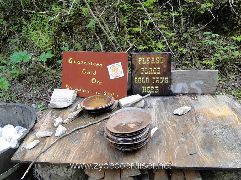 242: Carnival Spirit - Juneau - Gold Creek Salmon Bake - Gold Pans