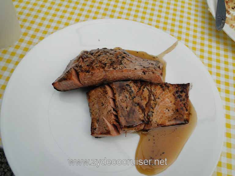 249: Carnival Spirit - Juneau - Gold Creek Salmon Bake - Ahhh. Grilled Salmon - Yum